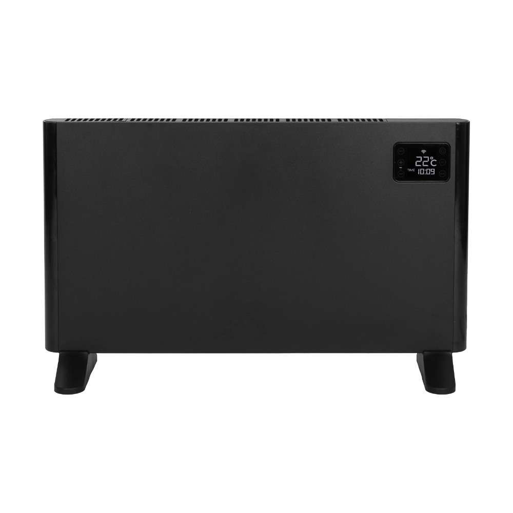 Miniatuur van Eurom alutherm elektrische kachel 1500W met WiFi en app - zwart (361087)