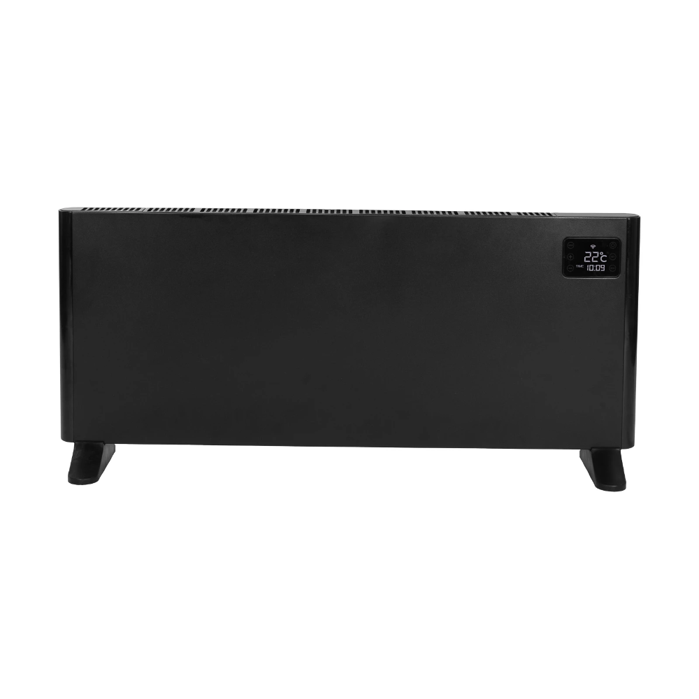 Miniatuur van Eurom alutherm elektrische kachel 2500W met WiFi en app - zwart (361117)