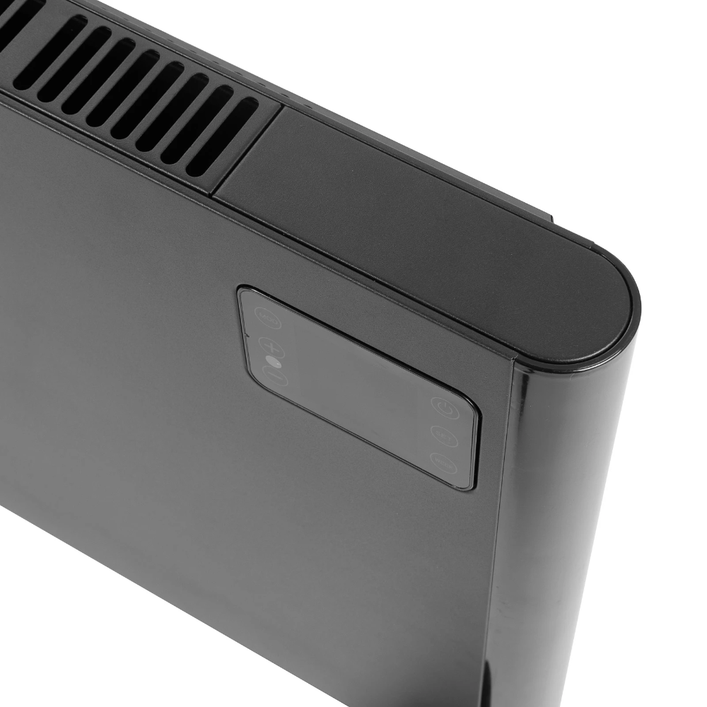 Miniatuur van Eurom alutherm elektrische kachel 2500W met WiFi en app - zwart (361117)