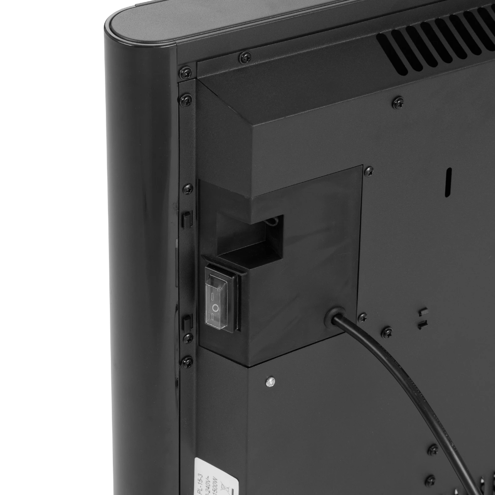 Miniatuur van Eurom alutherm elektrische kachel 2500W met WiFi en app - zwart (361117)