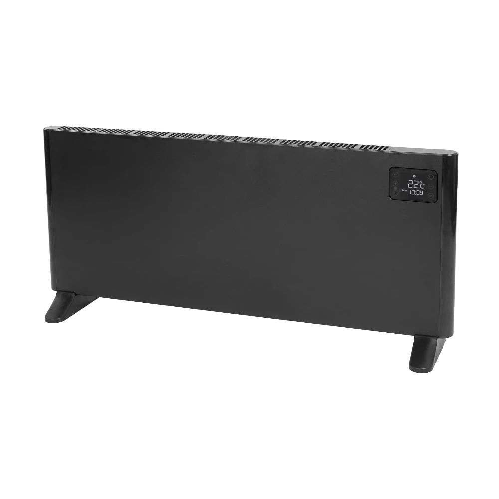 Miniatuur van Eurom alutherm elektrische kachel 2500W met WiFi en app - zwart (361117)