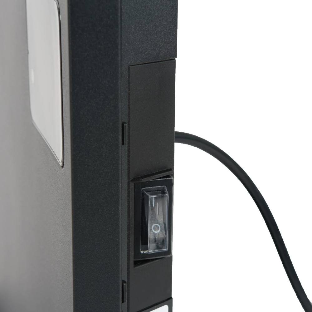 Miniatuur van Eurom alutherm elektrische kachel 1200W extra smal met Wifi en app - zwart (360561)