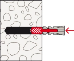 Miniatuur van Fischer DuoPower 5x25 met schroef - 50 stuks (535458)