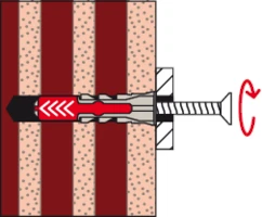 Miniatuur van Fischer DuoPower 10x50 met zeskantschroef - 25 stuks (535461)
