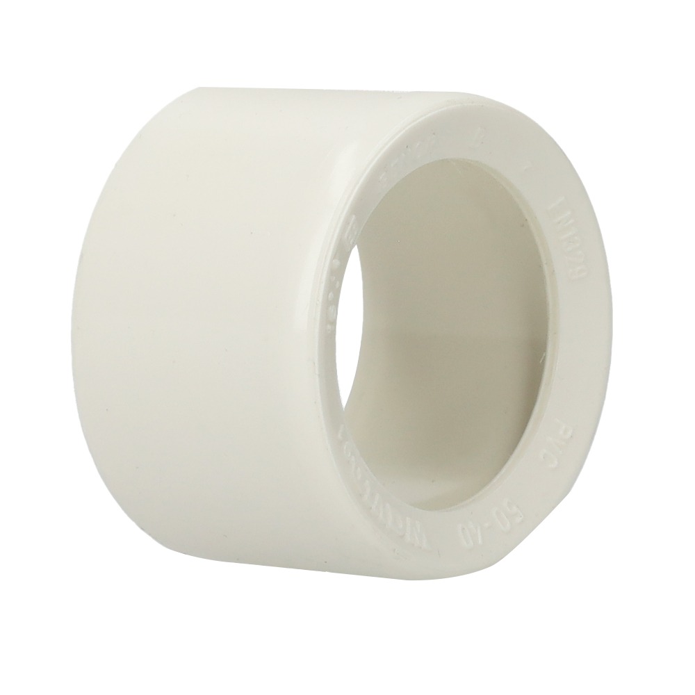 Miniatuur van Wavin Wadal excentrisch inzetverloopstuk uitwendig-inwendig lijm 50x40mm - wit (3204205040)