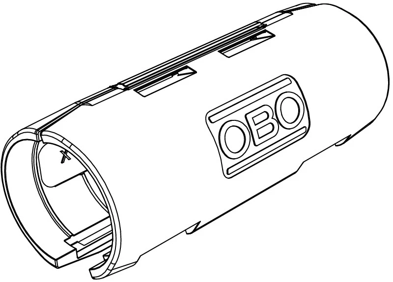 Miniatuur van OBO Quick-Pipe verbindingsmof 20mm - lichtgrijs per 10 stuks (3000 MMS M20 LGR)