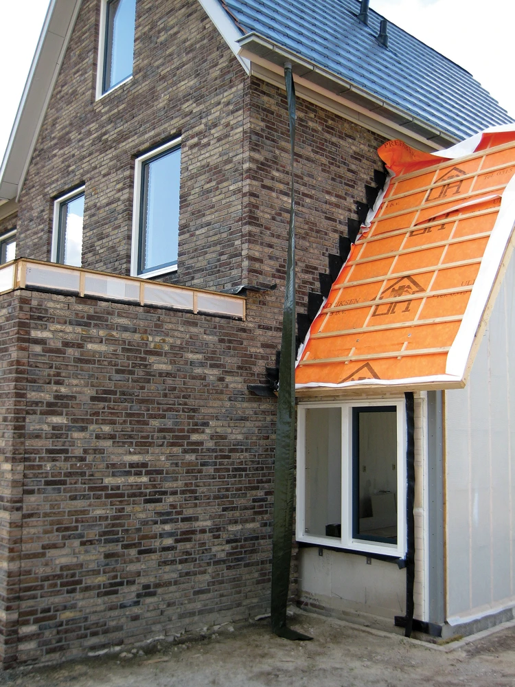 Miniatuur van Ubbink tijdelijke HWA afvoerslang lengte 100mm rol 25m - donkergroen (0201826)