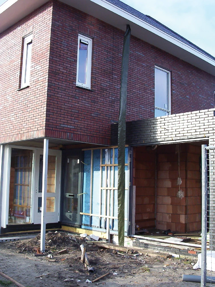 Miniatuur van Ubbink tijdelijke HWA afvoerslang lengte 100mm rol 25m - donkergroen (0201826)