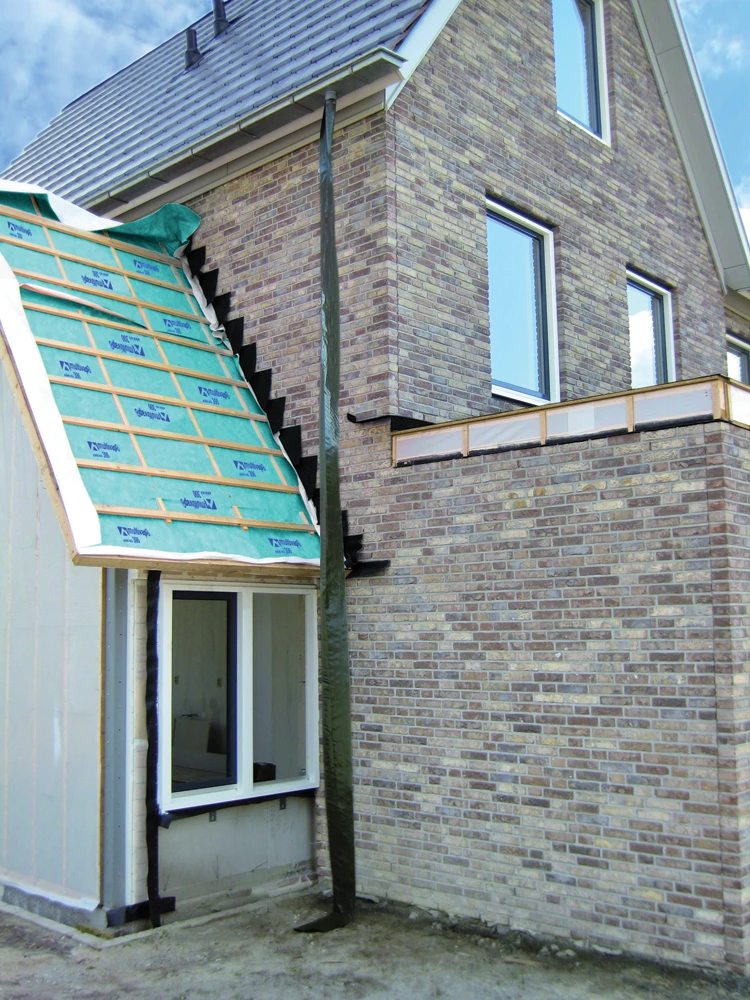 Miniatuur van Ubbink tijdelijke HWA afvoerslang lengte 100mm rol 25m - donkergroen (0201826)