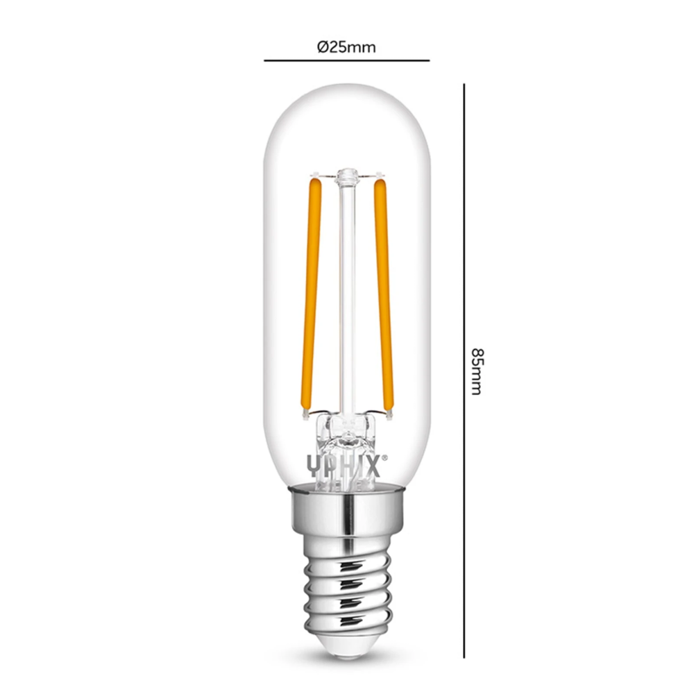 Miniatuur van Yphix LED lamp filament helder buis E14 4.5W 470lm warm wit 2700K (50510460)