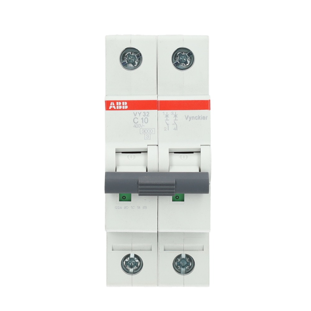 Miniatuur van ABB Vynckier automaat 2-polig 10A C-curve (VY32C10)