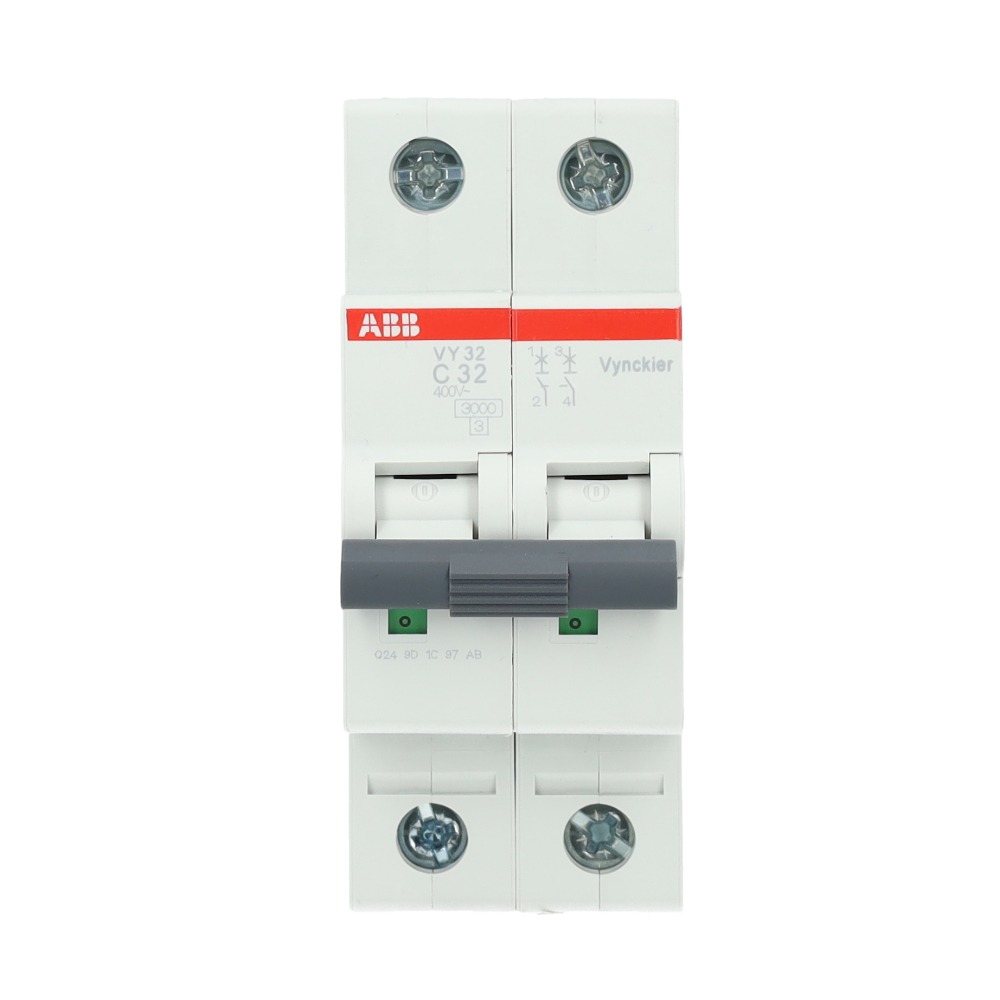 Miniatuur van ABB Vynckier automaat 2-polig 32A C-curve (VY32C32)