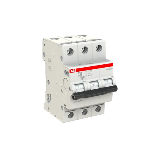 Miniatuur van ABB Vynckier automaat 3-polig 63A C-curve (VY33C63)
