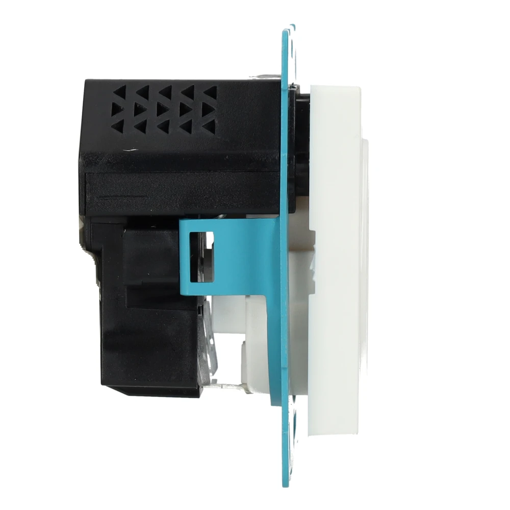 Miniatuur van ION industries stopcontact met randaarde en USB A + USB C met kinderbeveiliging - V1/J1 alpin wit glanzend (10.300.414)