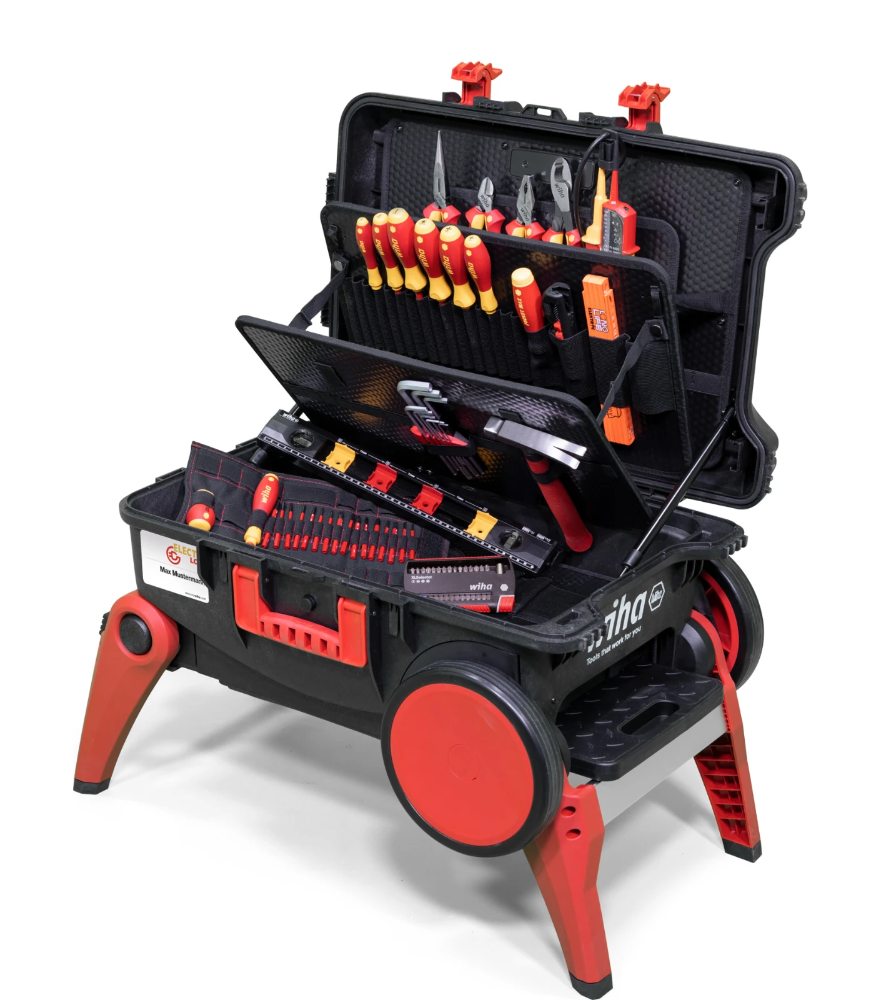 Miniatuur van Wiha gereedschapskoffer Elektricien Competence XXL 4 9300-70104 - 80-delig (45734)