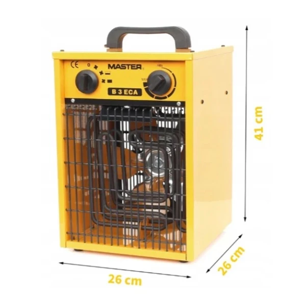Miniatuur van Master werkplaatskachel elektrische heater met ventilator B 3 ECA 3kW (B3ECA)