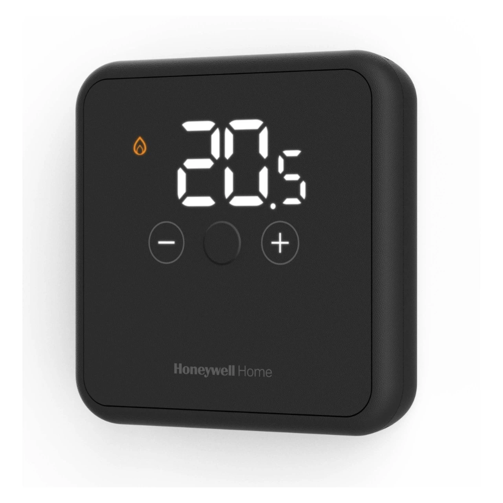 Miniatuur van Honeywell Home draadloze ruimtethermostaat DTS4 zwart - aan/uit (DTS42BRFST22)
