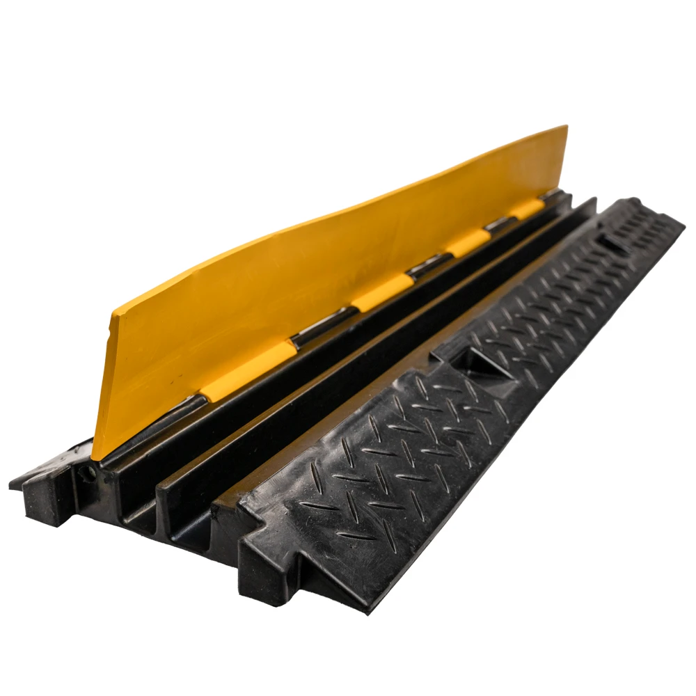 Miniatuur van EMhub kabeldrempel 100cm met schanierbaar deksel en 2 kanalen