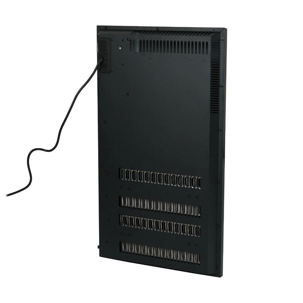 Miniatuur van Eurom alutherm sani elektrische kachel voor badkamer 1200W met wifi en app - zwart (361094)