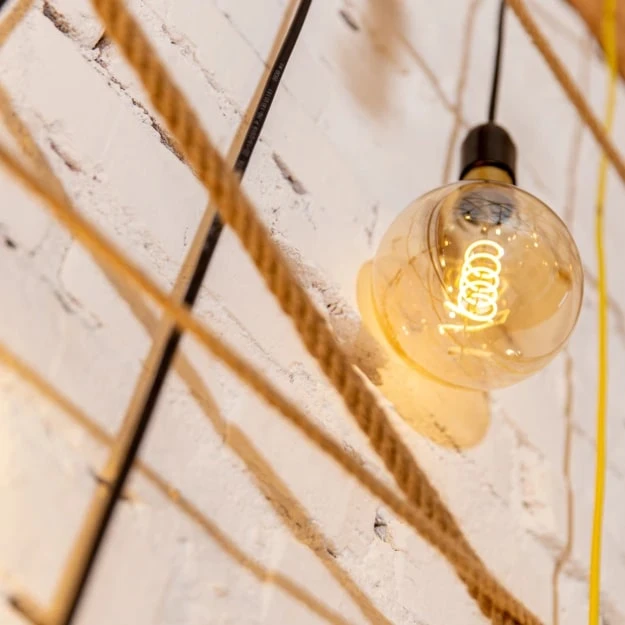 Miniatuur van Shelly LED lamp E27 vintage filament 4W 460lm warm wit 2700K (S-BuEVG125)