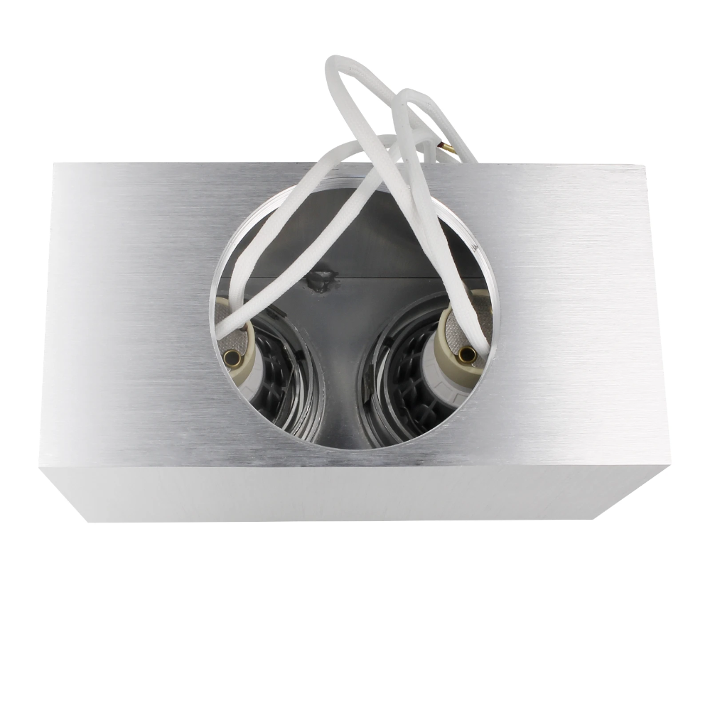 Miniatuur van Yphix opbouwspot kantelbaar dubbel vierkant aluminium GU10 (50114806)