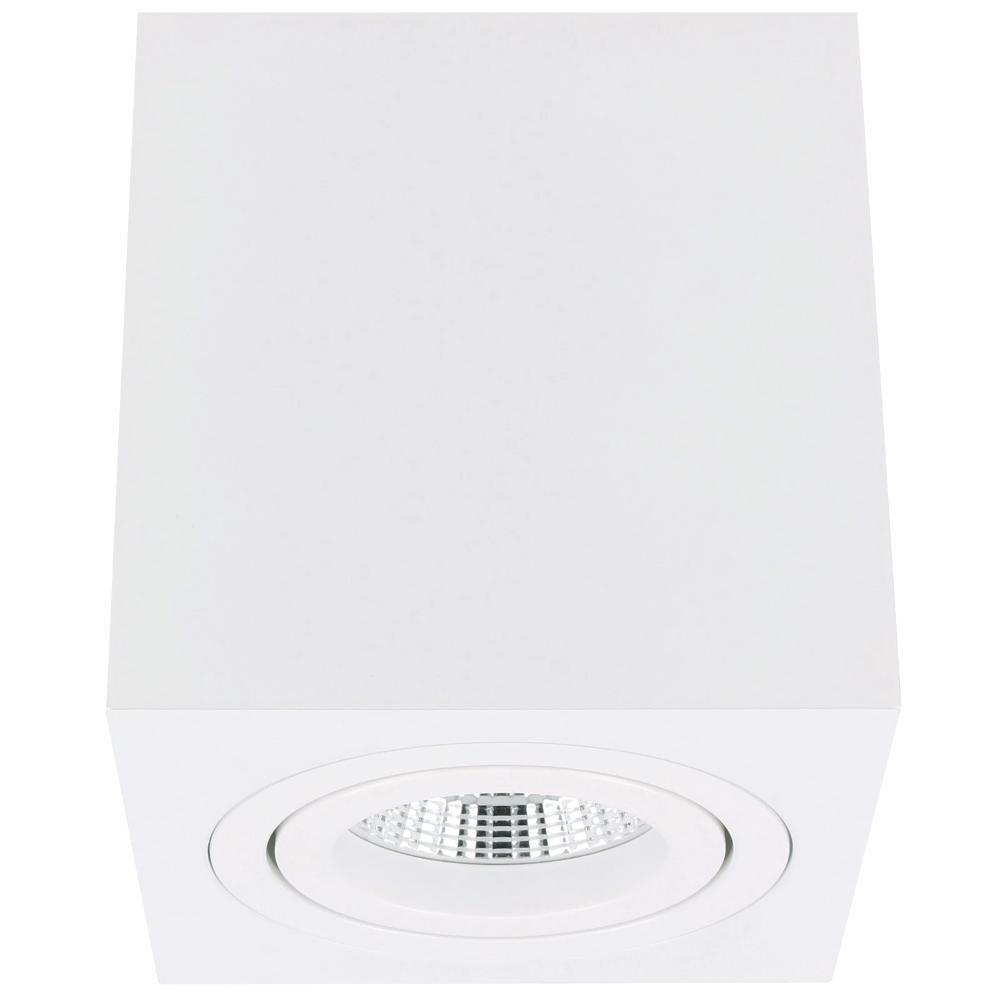 Miniatuur van Yphix opbouwspot kantelbaar enkel vierkant wit GU10 (50114824)