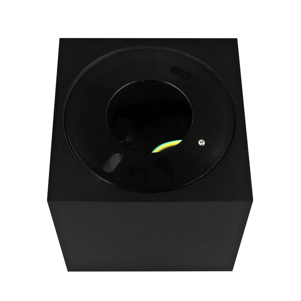 Miniatuur van Yphix opbouwspot kantelbaar enkel vierkant zwart GU10 (50114854)