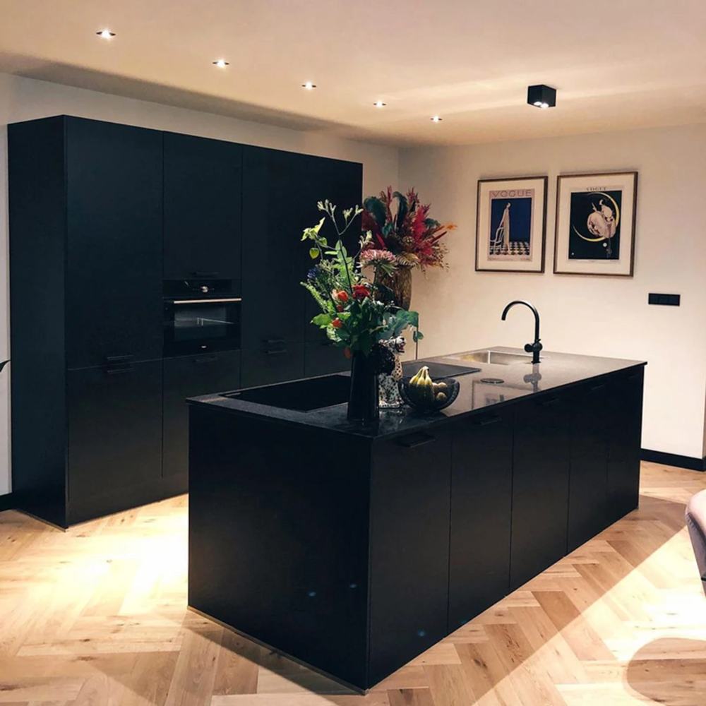 Miniatuur van Yphix opbouwspot kantelbaar dubbel vierkant zwart GU10 (50114856)