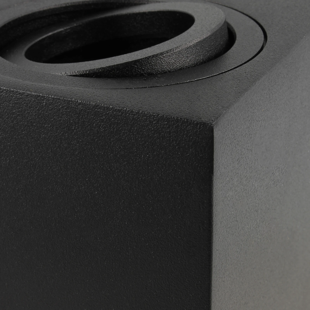 Miniatuur van Yphix opbouwspot kantelbaar dubbel vierkant zwart GU10 (50114856)