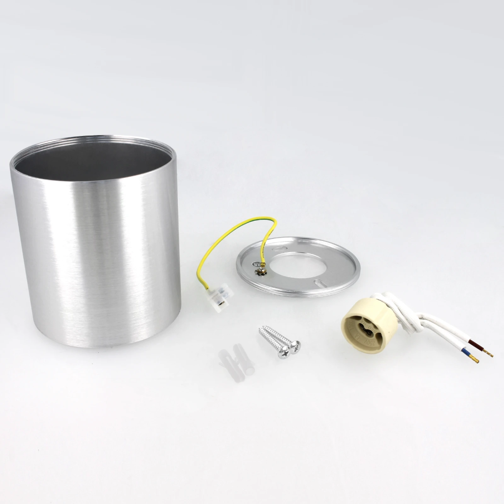 Miniatuur van Yphix opbouwspot kantelbaar enkel rond aluminium GU10 (50114802)