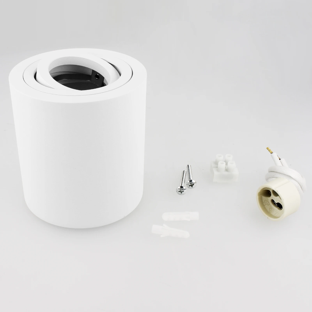 Miniatuur van Yphix opbouwspot kantelbaar enkel rond wit GU10 (50114822)