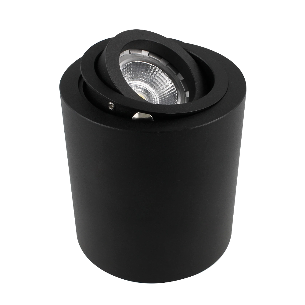 Miniatuur van Yphix opbouwspot kantelbaar enkel rond zwart GU10 (50114852)