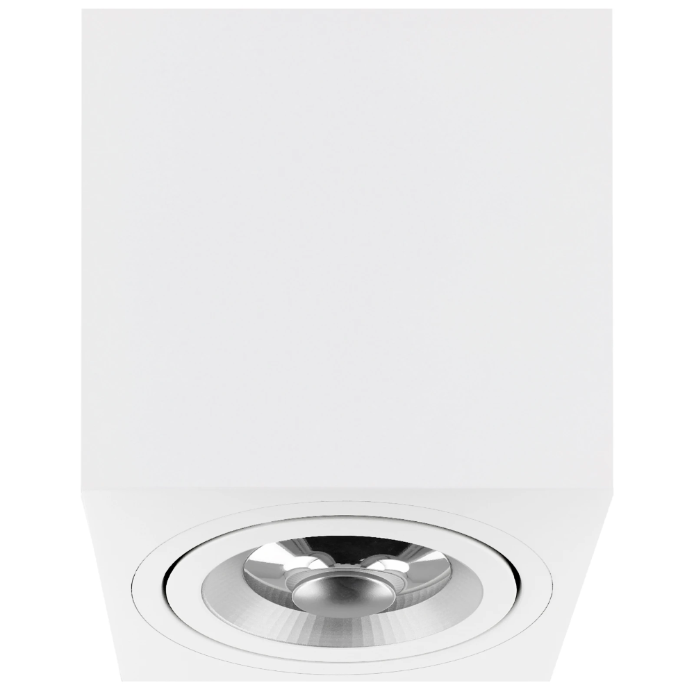 Miniatuur van Yphix opbouwspot kantelbaar enkel vierkant wit AR111 (50114825)