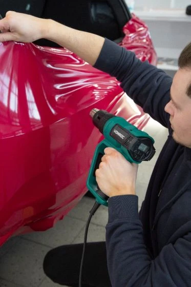 Miniatuur van VONROC heteluchtpistool met LCD display 50°C - 650°C 2000W 230V (HA502AC)