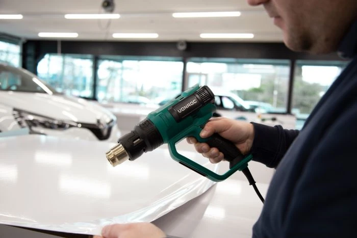 Miniatuur van VONROC heteluchtpistool met LCD display 50°C - 650°C 2000W 230V (HA502AC)