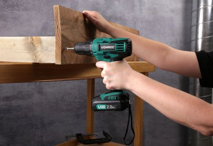 Miniatuur van VONROC accuboormachine set compleet met 2,0AH accu en snellader VPOWER 20V (S_CD501DC)