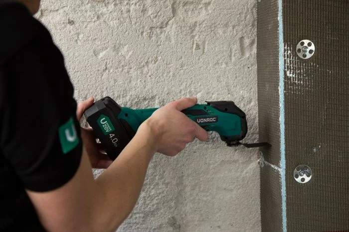 Miniatuur van VONROC accu oscillerende multitool VPOWER 20V - body zonder accu en lader (OT501DC)