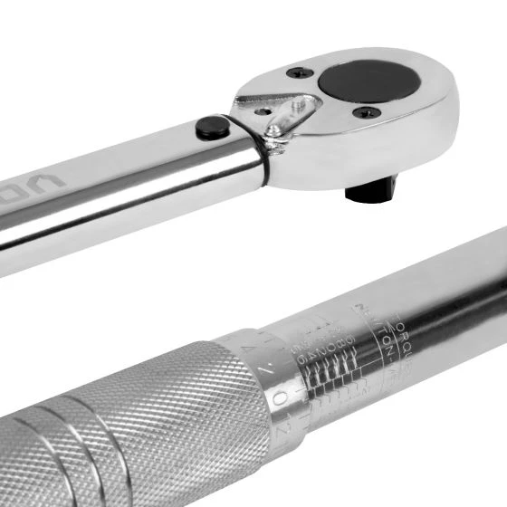 Miniatuur van VONROC momentsleutel 28-210 Nm 1/2" 470mm incl 17/19/21mm doppenset en verloop (TW501XX)