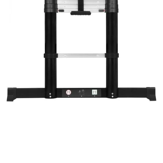 Miniatuur van VONROC telescoopladder PRO met softclose en dwarsbalk 3,8m (werkhoogte 4,4m) (TL505XX)