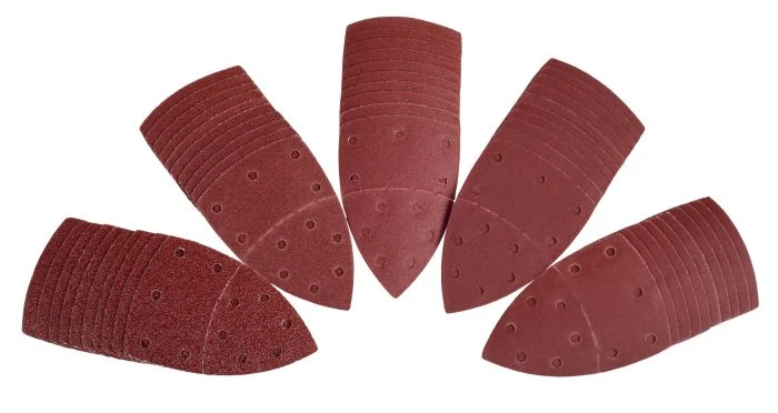 Miniatuur van VONROC schuurpapier voor delta multischuurmachines 100x150mm K40-K240 - set van 50 stuks (PS801AA)