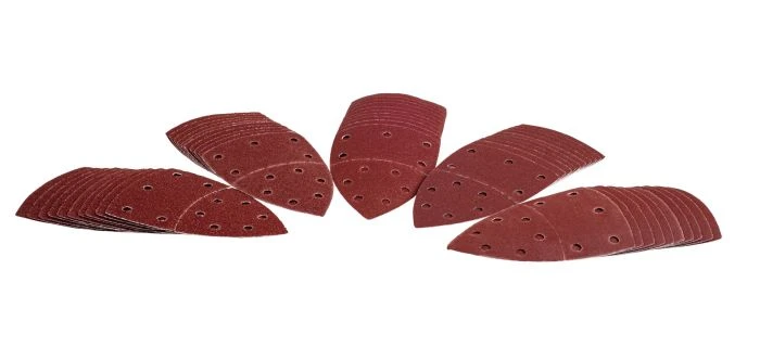 Miniatuur van VONROC schuurpapier voor delta multischuurmachines 100x150mm K40-K240 - set van 50 stuks (PS801AA)