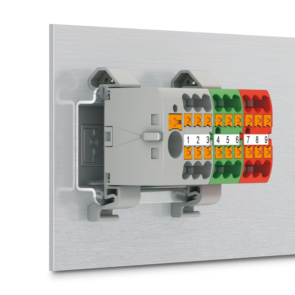 Miniatuur van Phoenix Contact rijgklem met push-in aansluiting 19-draads 2.5mm2 - paars per 8 stuks (PTFIX 6/18X2,5 VT)