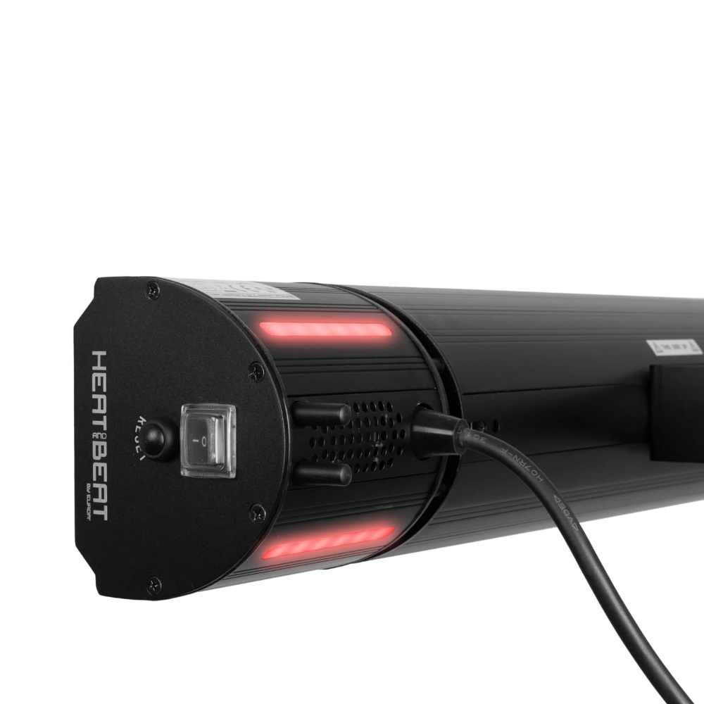 Miniatuur van Eurom elektrische terrasverwarming 2000W te bedienen met app IP65 - zwart (334579)