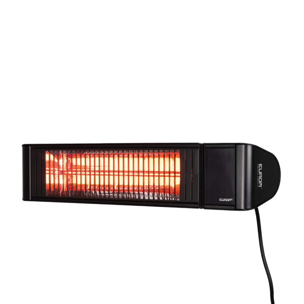 Miniatuur van Eurom elektrische terrasverwarming 2000W met afstandsbediening IP65 - zwart ( 334340)