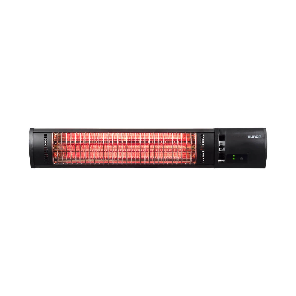 Miniatuur van Eurom elektrische terrasverwarming 1500W met afstandsbediening IP65 - zwart (334425)
