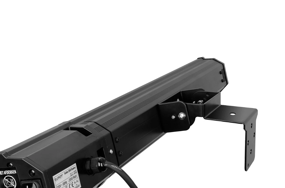 Miniatuur van Eurom elektrische terrasverwarming 2000W met afstandsbediening IP65 - zwart (334432)