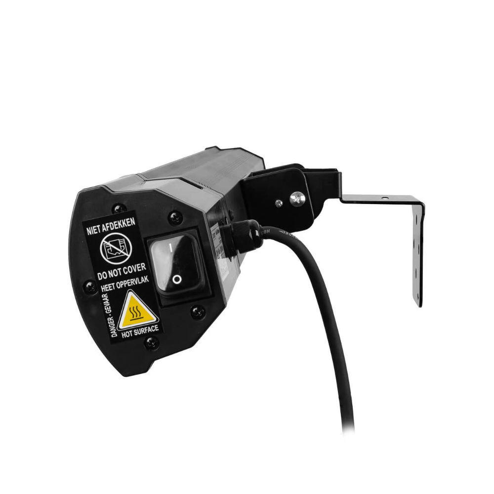 Miniatuur van Eurom elektrische terrasverwarming 2000W met afstandsbediening IP65 - zwart (334432)