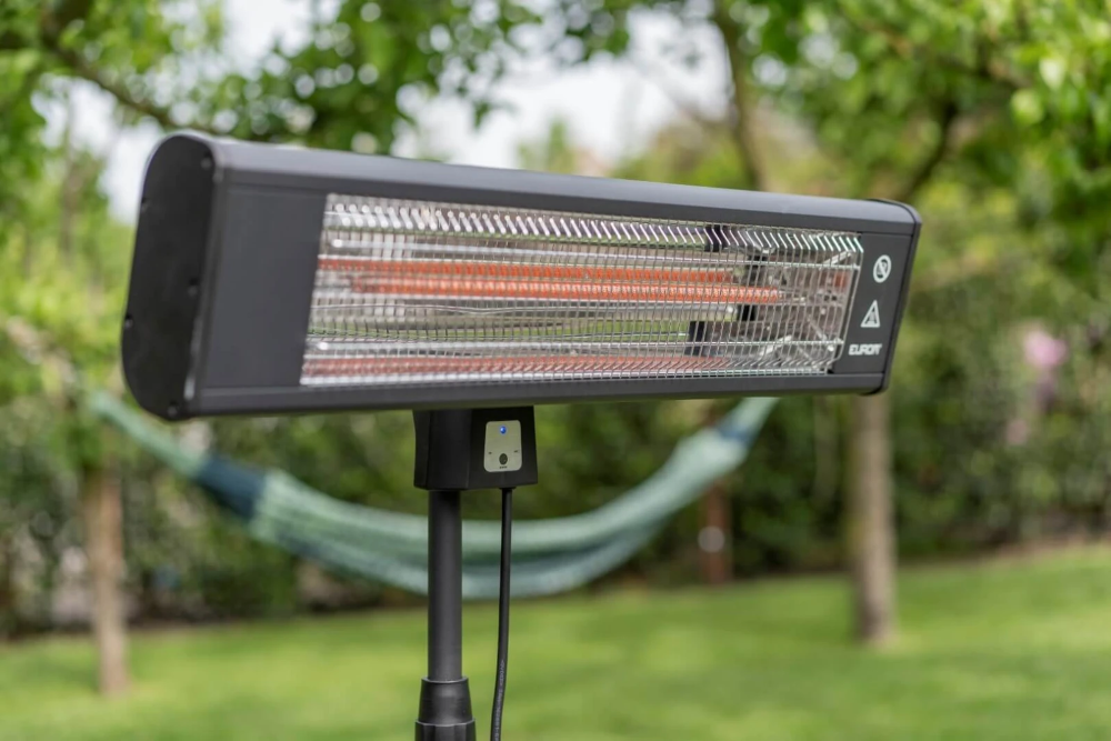Miniatuur van Eurom elektrische terrasverwarming op statief lengte 189cm IP65 - zwart (333978)