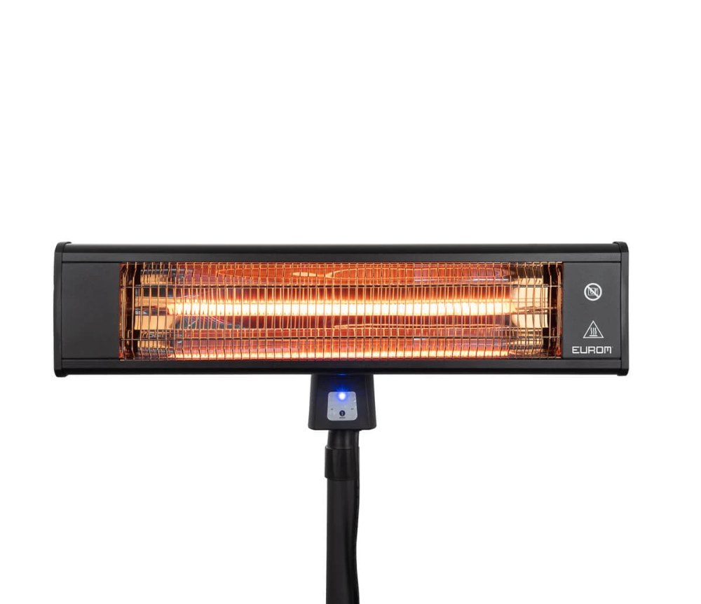 Miniatuur van Eurom elektrische terrasverwarming op statief lengte 189cm IP65 - zwart (333978)