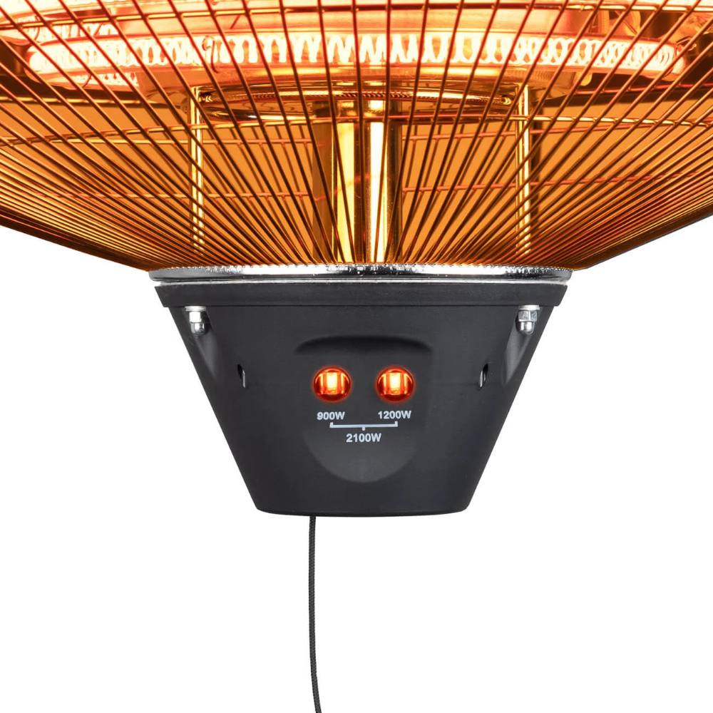 Miniatuur van Eurom elektrische partytent terrasverwarming max vermogen 2100W IP24 - zwart (336108)